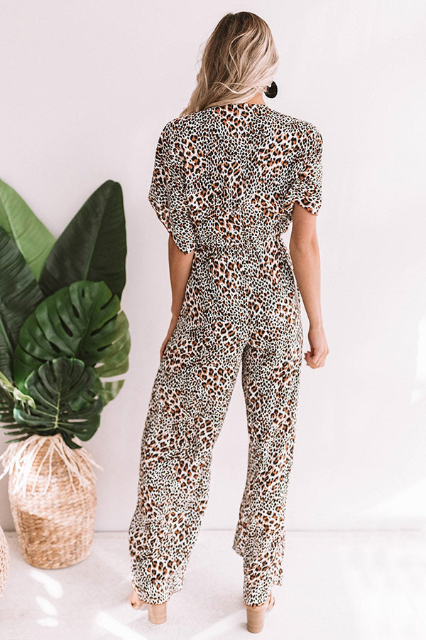 Wild Card Leopard Jumpsuit Image - 4
