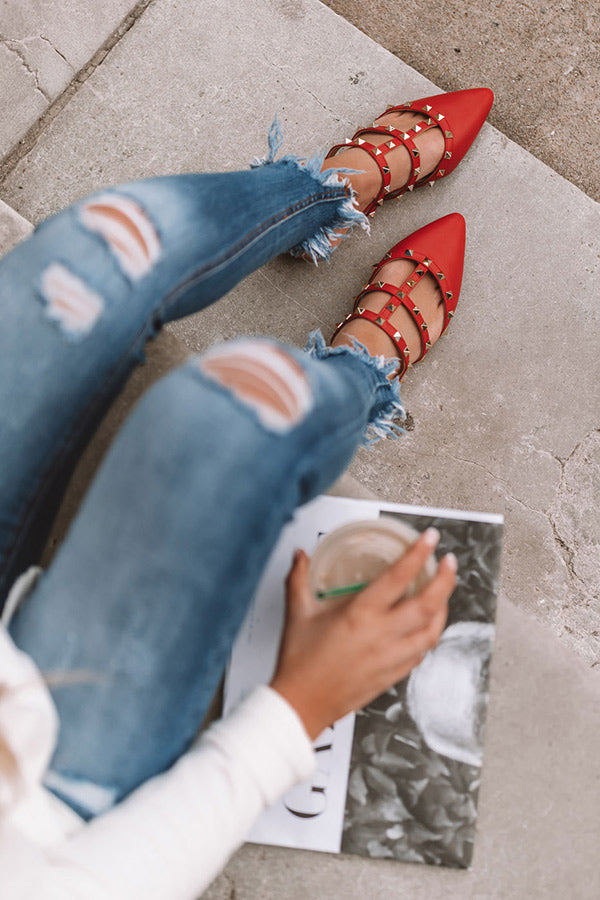 The Candace Flat In Red Image - 1