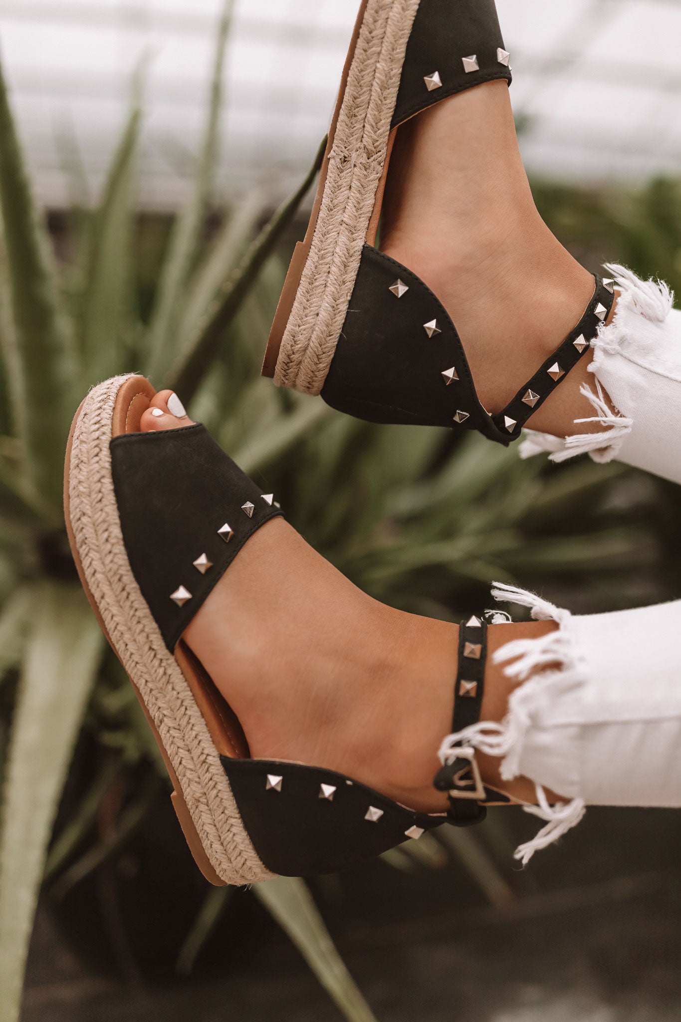 The Hartley Espadrille In Black Image - 2