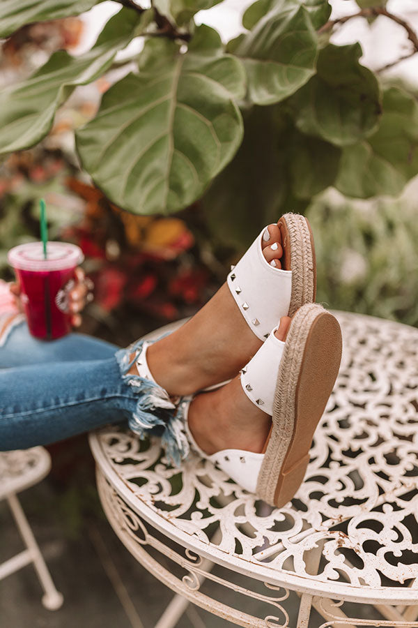 The Hartley Espadrille In White Image - 3