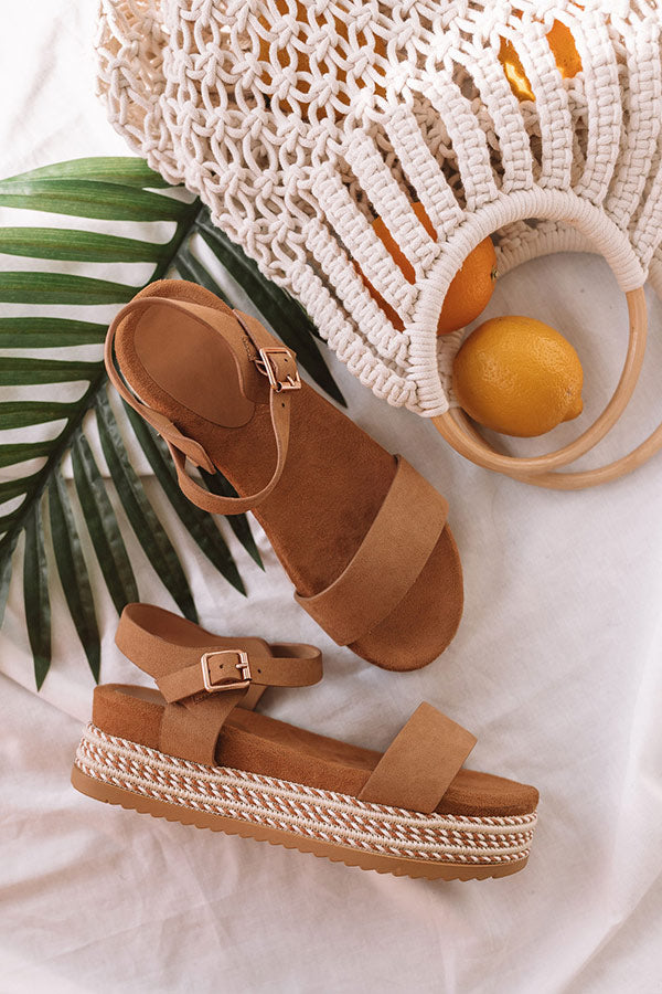 The Evalina Espadrille In Iced Latte Image - 3