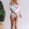 Escape To Paradise Off Shoulder One Piece Swimsuit Image - 1