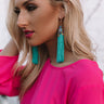 Escape To Paradise Earrings In Turquoise Image - 1