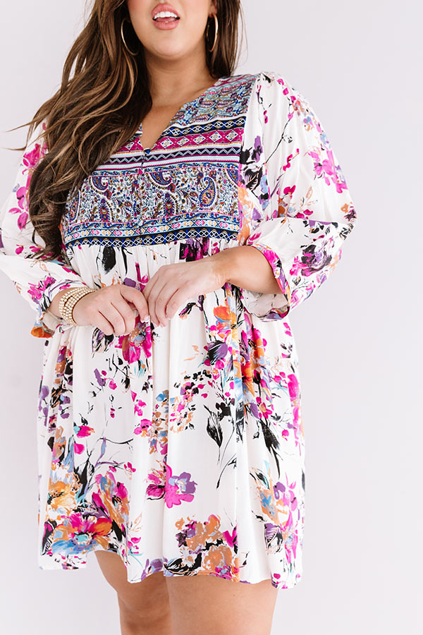 VIP Pass Babydoll Shift Dress In Birch  Curves Image - 3