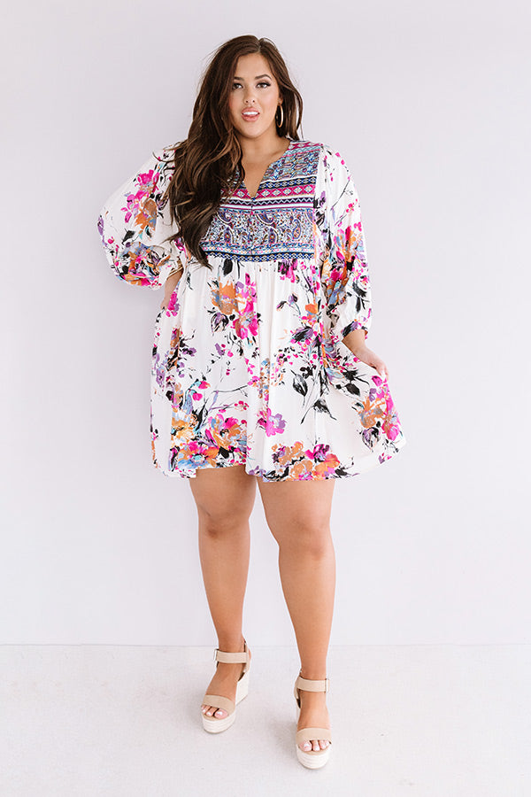 VIP Pass Babydoll Shift Dress In Birch  Curves Image - 1