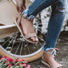 The Nadia Sandal In Iced Latte Image - 1