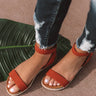 The Nadia Sandal In Aurora Red Image - 1