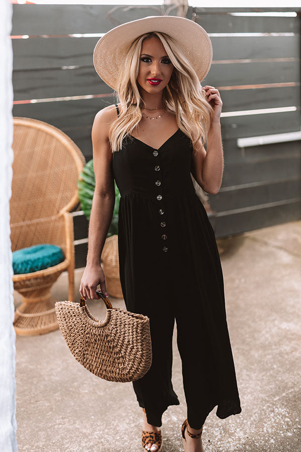 Styled For Paradise Jumpsuit In Black Image - 3