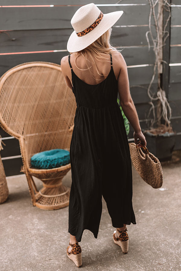 Styled For Paradise Jumpsuit In Black Image - 5