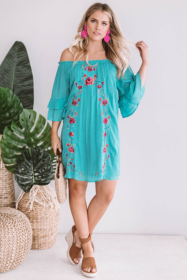 Bahama Bliss Embroidered Dress Image - 1