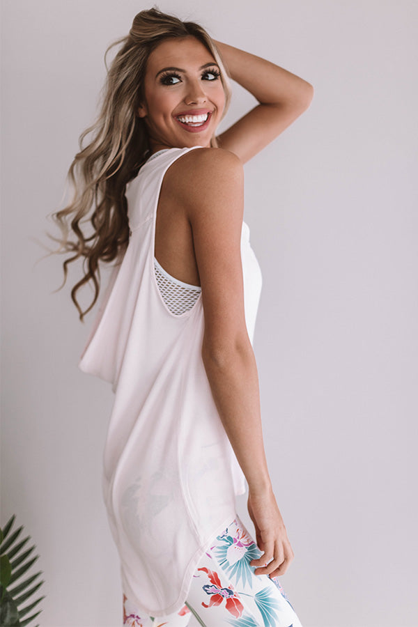 Chic And Breezy Shift Tank In Light Pink Image - 3