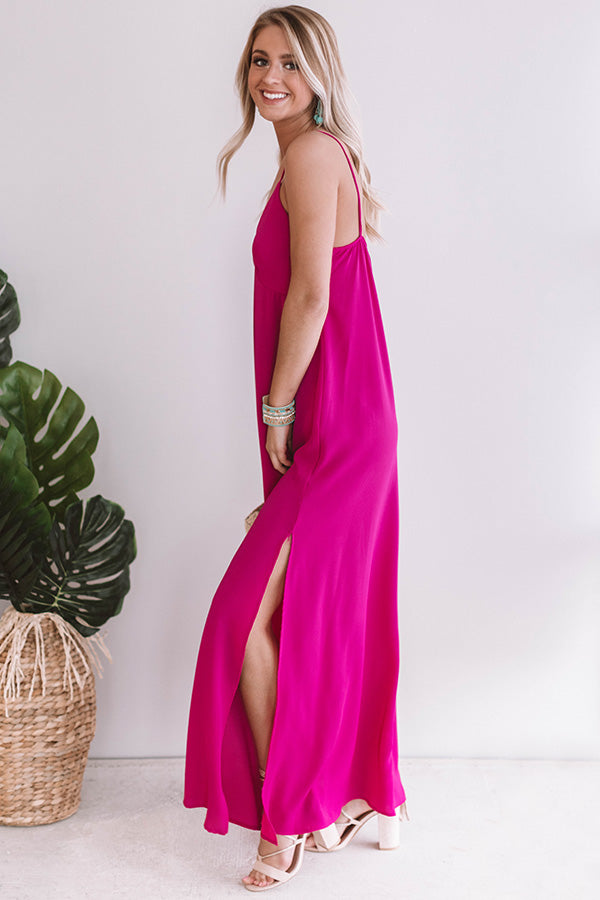 Garden Party Perfection Maxi In Fuchsia Image - 4