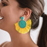 Cabana Crush Earrings In Turquoise Image - 1