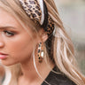Rooftop Soiree Earrings In Leopard Image - 1