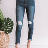 The Saige High Waist Distressed Denim Image - 1