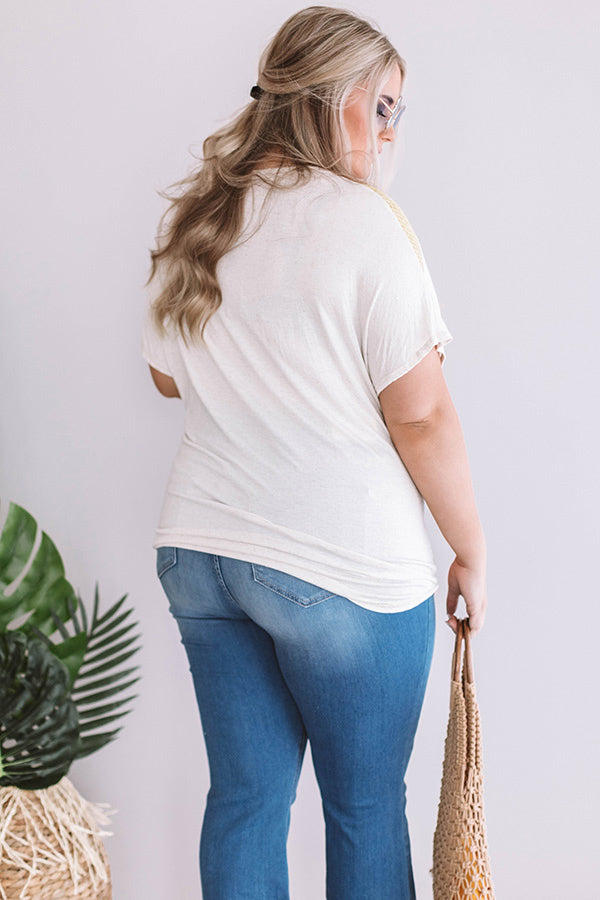 Rhyme And Reason Color Block Shift Top  Curves Image - 1