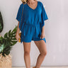 Pinot On The Pier Romper In Blue Image - 1