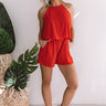 Hello Honey Romper In Scarlet Image - 1