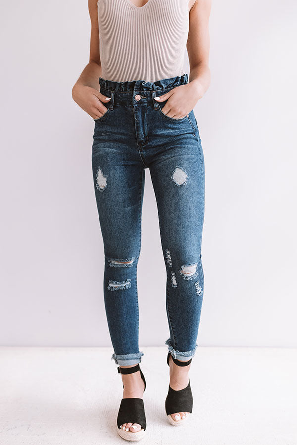 The Lissa High Waist Distressed Denim Image - 1