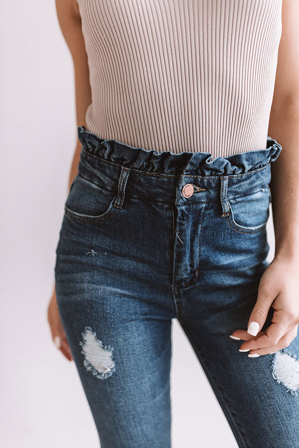 The Lissa High Waist Distressed Denim Image - 2
