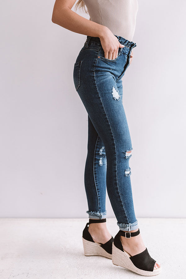 The Lissa High Waist Distressed Denim Image - 3