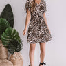 Manhattan Views Leopard Tie Dress Image - 1