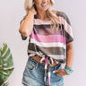 Blushing Babe Stripe Tee Image - 1