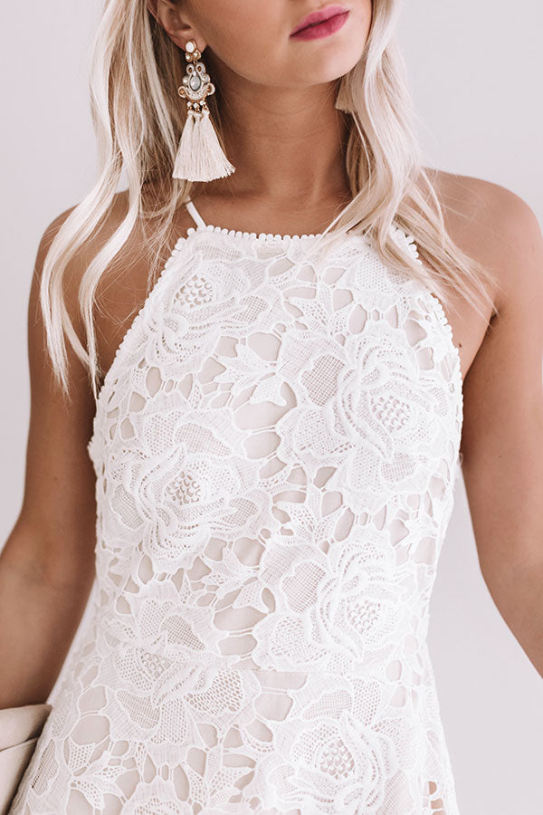 Rose Garden Crochet Dress Image - 3