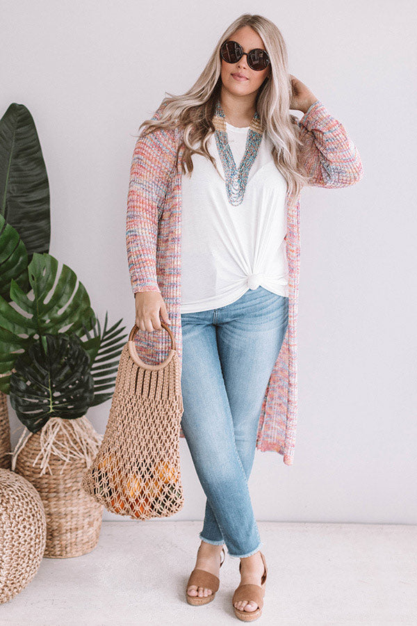 Happy Hour Bliss Knit Cardigan  Curves Image - 1