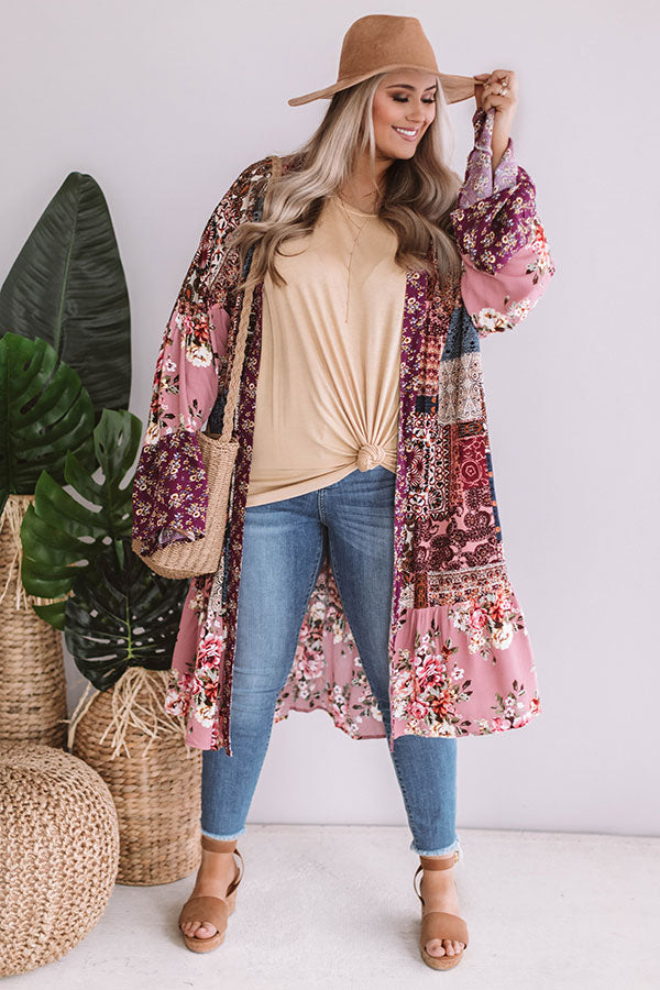 Cafe Kisses Overlay In Berry  Curves Image - 1