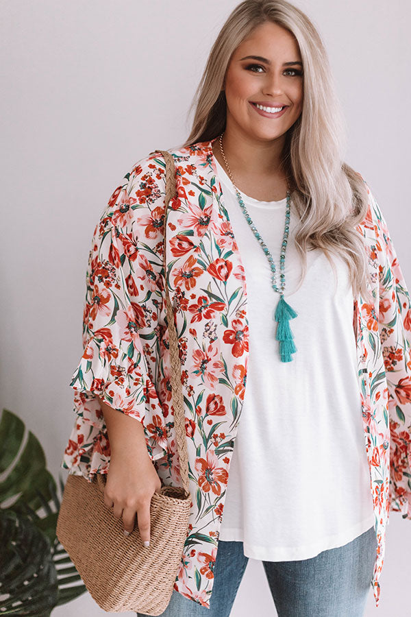 Floral Crush Overlay In Pink Curves Image - 2