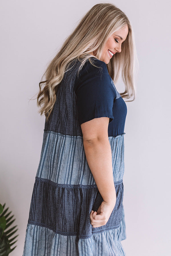 Gone To Malibu Babydoll Dress  Curves Image - 3