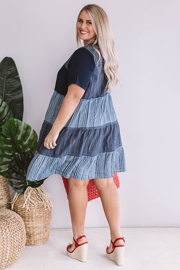 Gone To Malibu Babydoll Dress  Curves Image - 5