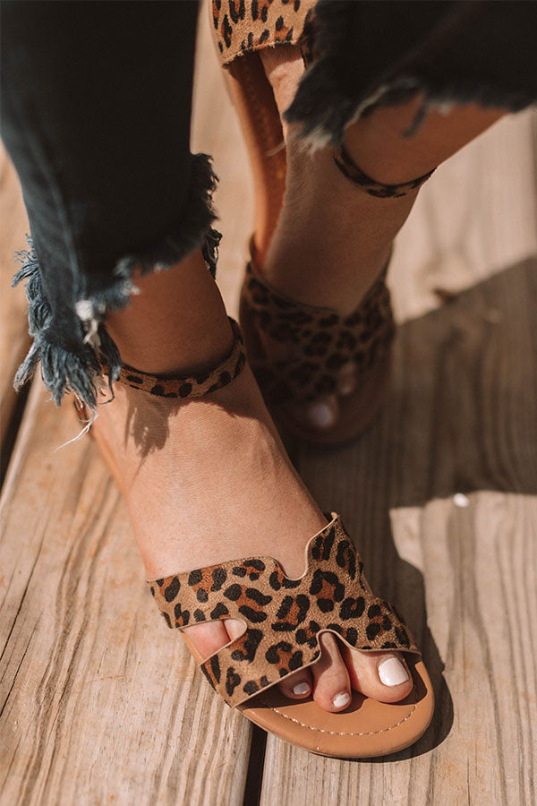 The Oakley Sandal In Leopard