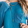 Haute Gossip Necklace In Ocean Blue Image - 1