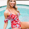 Mojito Divine Lace Up One Piece Swimsuit Image - 1