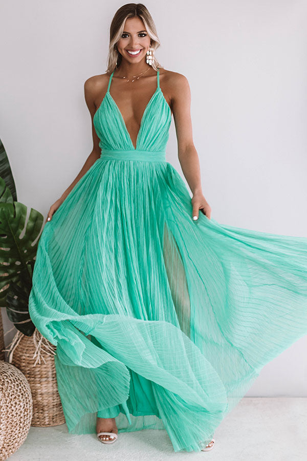 Swooning In Santorini Maxi • Impressions Online Boutique
