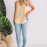 Cocktails And Kisses Shift Tank In Primrose Yellow Image - 1