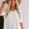 Something Special Waffle Knit Top In White Image - 1