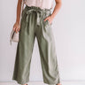 The Brooke High Waist Pants In Sage Image - 1