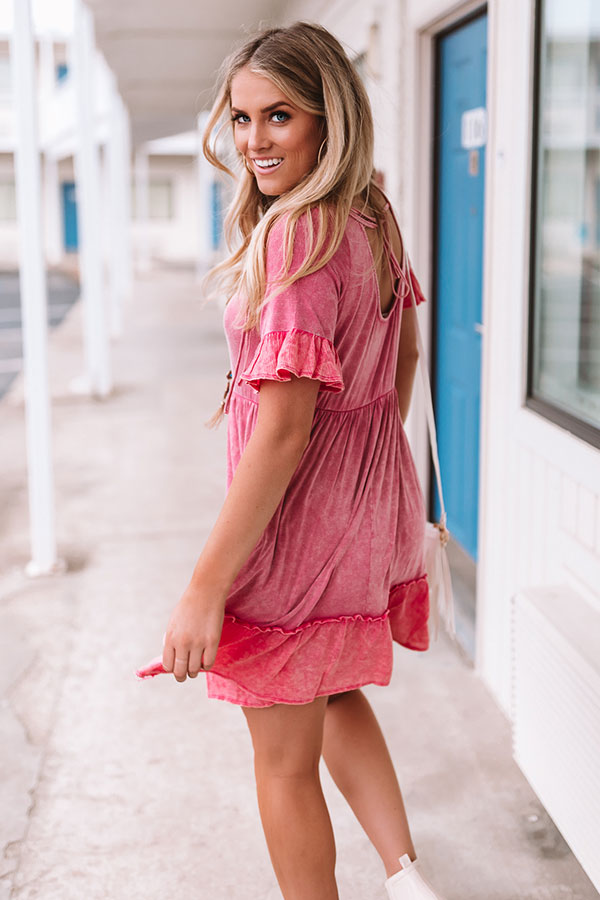 Beach Oasis Mineral Wash Dress Image - 5