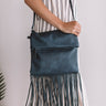 Gorgeous Companion Fringe CrossBody In Navy Image - 1