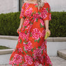Aruba Romance Off Shoulder Maxi Dress Curves Image - 1