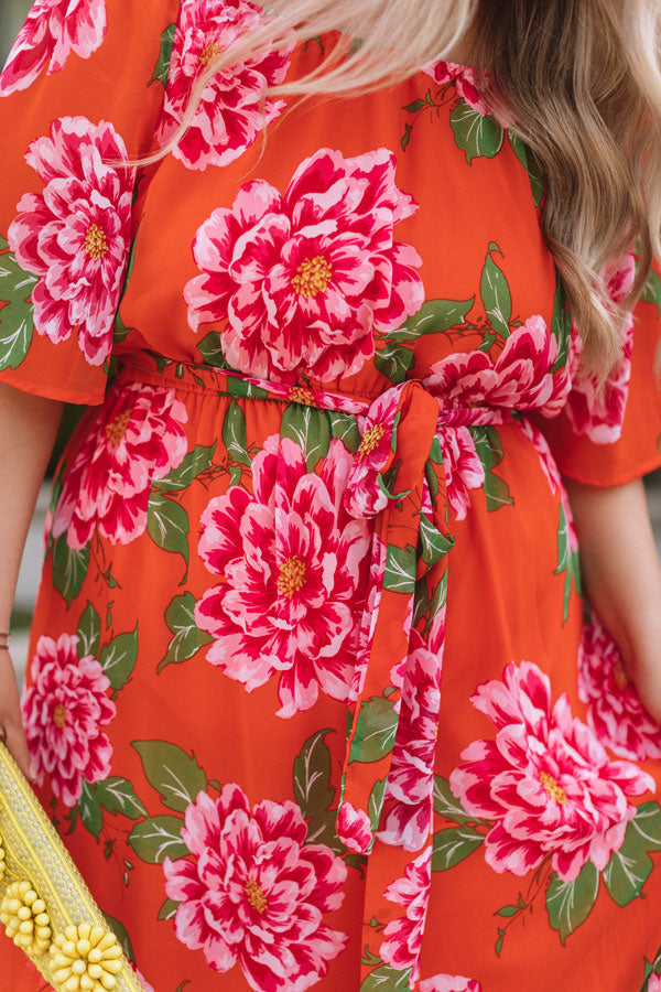 Aruba Romance Off Shoulder Maxi Dress Curves Image - 3