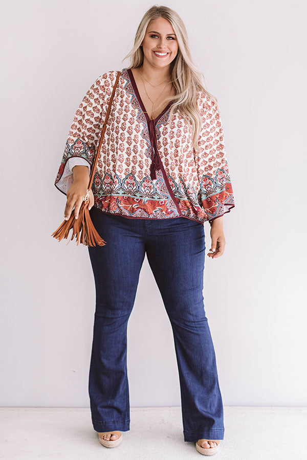 Manhattan Happiness Shift Top Curves Image - 1