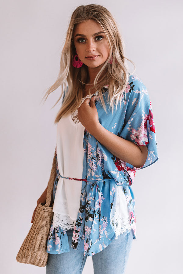 Garden Party Luxe Overlay In Sky Blue Image - 3