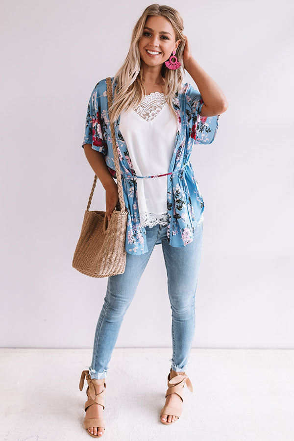 Garden Party Luxe Overlay In Sky Blue Image - 2