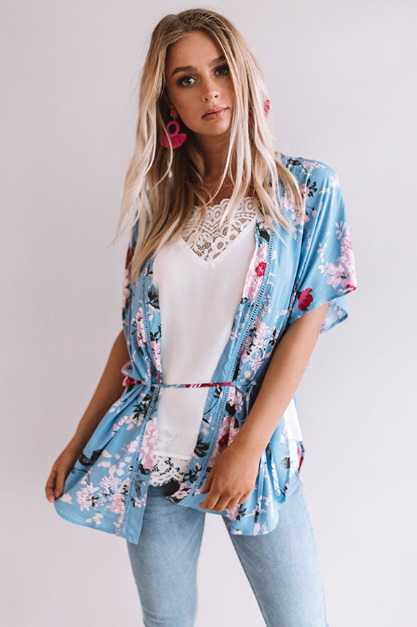 Garden Party Luxe Overlay In Sky Blue Image - 5