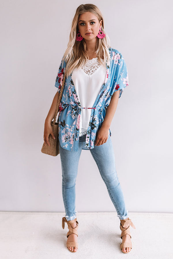 Garden Party Luxe Overlay In Sky Blue Image - 1