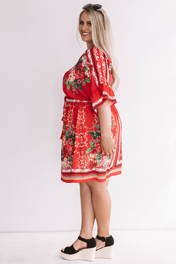 VIP In Hawaii Floral Dress Curves Image - 5